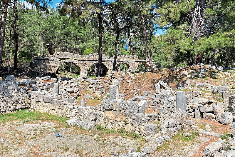 Auch die Ausgrabungen von Phaselis wurden besichtigt