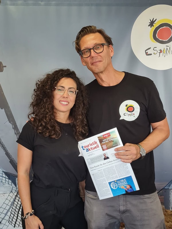 Maria Rosa Garcia und Stefan Schmidt von Turespana in Frankfurt am Main