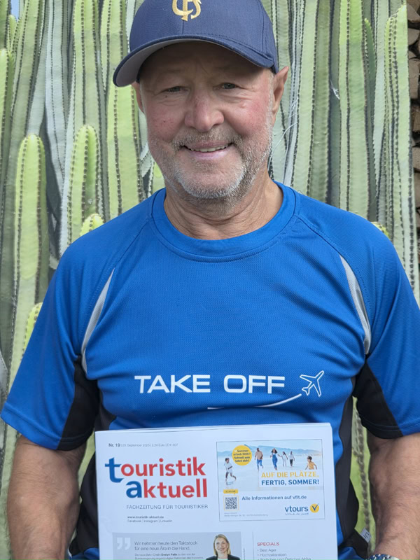 Fritz Bender von Take Off (TLT Urlaubsreisen) in Saarbrücken, heute unter der Marke „Reiseberatung powered by TUI“ aktiv