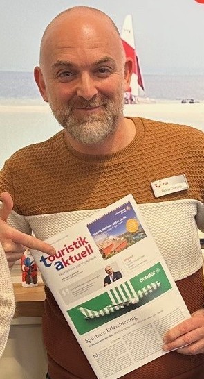Devid Cipriano vom TUI Reisebüro Schweizer Platz in Frankfurt am Main