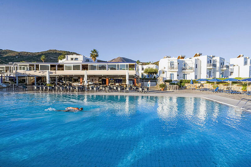 Die Aldiana-Clubs – im Bild die Anlage auf Kreta – sind im nächsten Sommer exklusiv bei den Veranstaltern von DER Touristik buchbar
