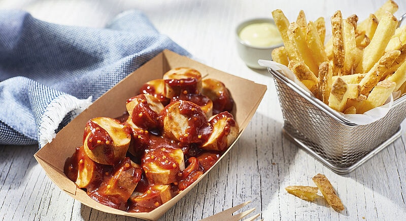 Eigentlich eine Erfindung von Air Berlin: Ab sofort gibt es an Bord von Eurowings Currywurst