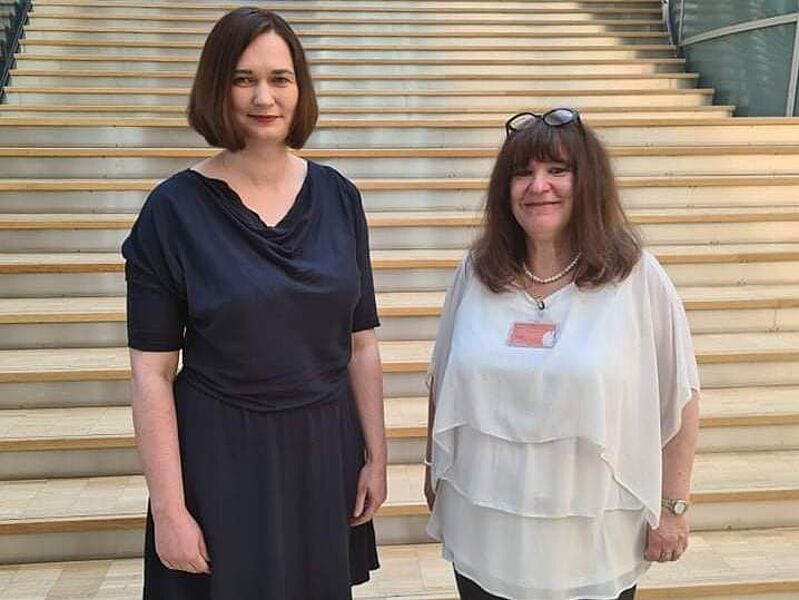 Marija Linnhoff, Vorsitzende des VUSR (rechts im Bild), hat am Donnerstag die Tourismuskoordinatorin der Bundesregierung, Claudia Müller, getroffen. Foto: VUSR