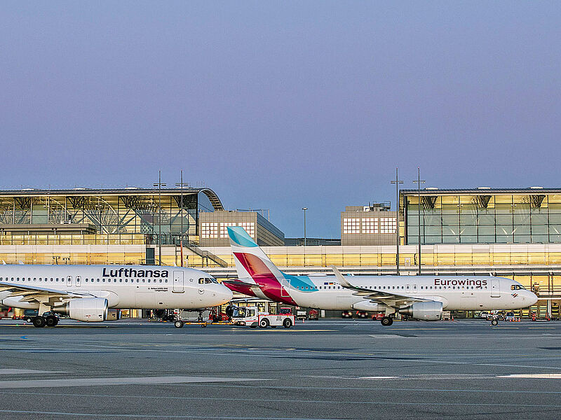 Mehr „Value“: Eurowings sattelt auf das Lufthansa-Vielfliegerprogram Miles & More um. Foto: Flughafen Hamburg