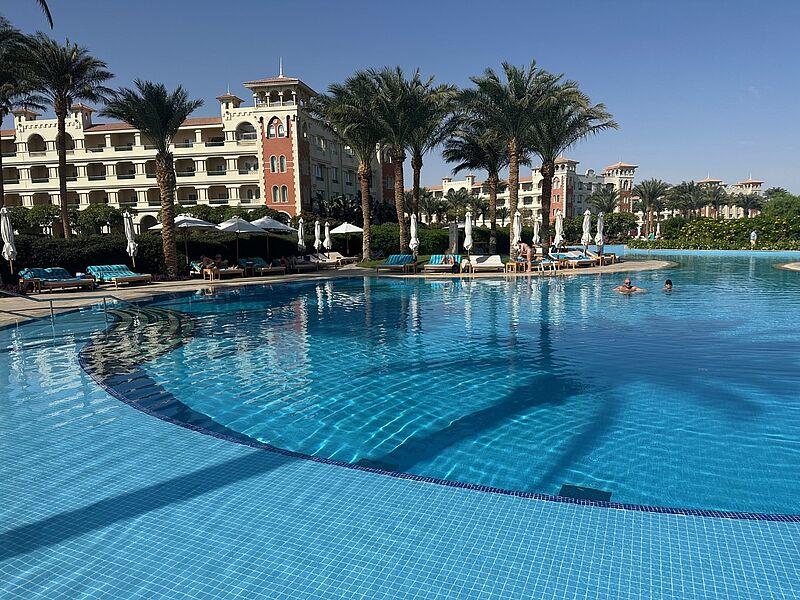 Trotz einer hohen Auslastung ist im Hotel viel Raum für Ruhe