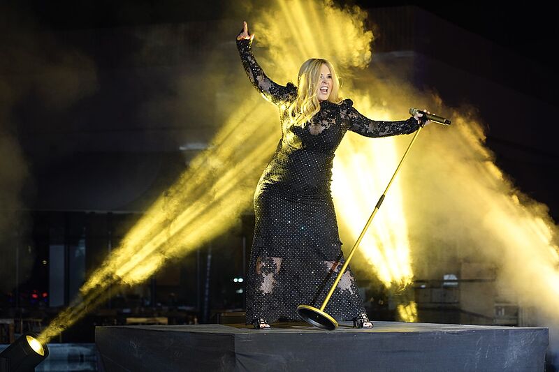 Musikalisches Highlight: der Auftritt von Sängerin Maite Kelly. Foto: Jörg Sänger