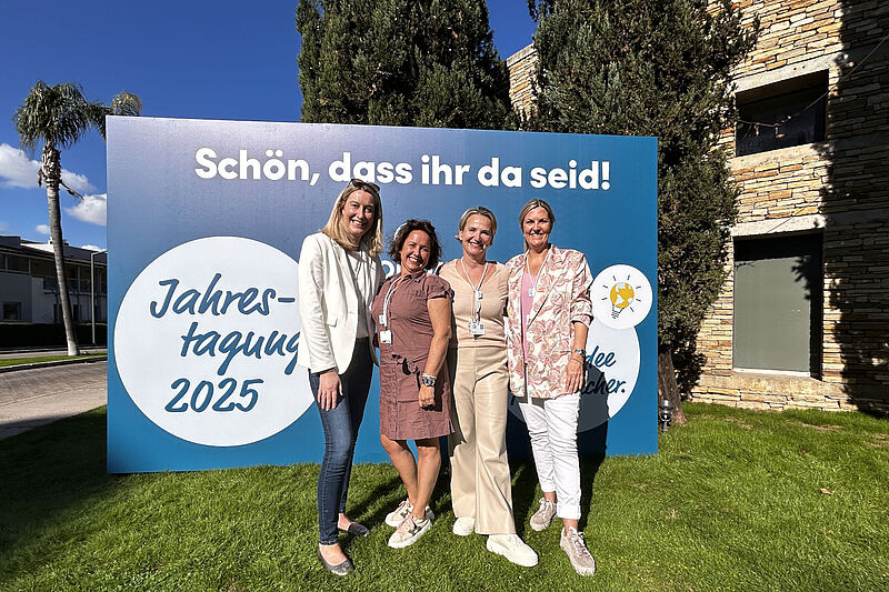 Das Orga-Team von Holiday Land: Silke Hülsewig, Alicia Afonso Catera, Andrea Mandel und Nina Baumann (v.l.n.r.). Foto: rie