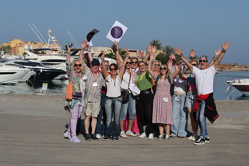 Beste Stimmung in El Gouna (Foto: Tom Kohler)
